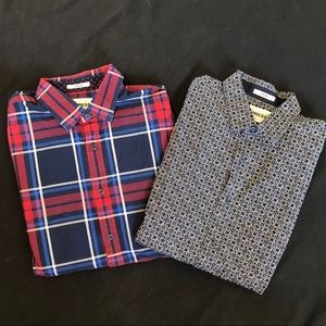Bundle of TWO Men’s Large Express Button-Downs